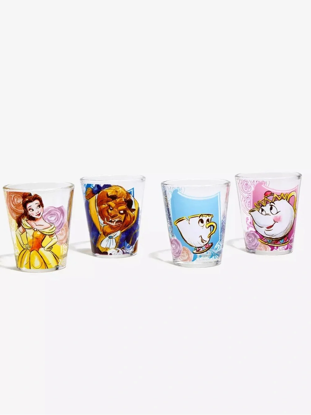 Disney Beauty And The Beast Shot Glasses (4)
